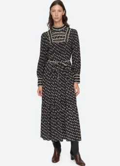 Sea New York Ada L/S Dress Black Flash Sale