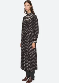 Sea New York Ada L/S Dress Black Flash Sale