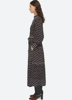 Sea New York Ada L/S Dress Black Flash Sale