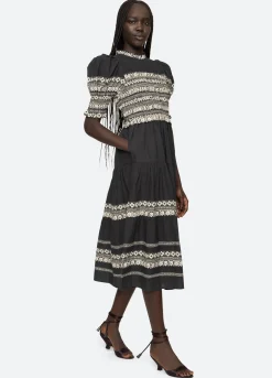 Sea New York Amina Dress Black Flash Sale