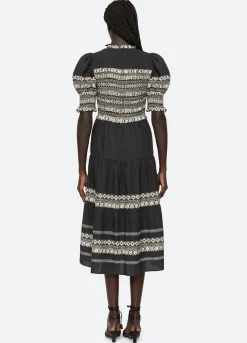 Sea New York Amina Dress Black Flash Sale