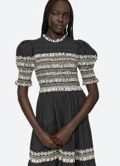 Sea New York Amina Dress Black Flash Sale