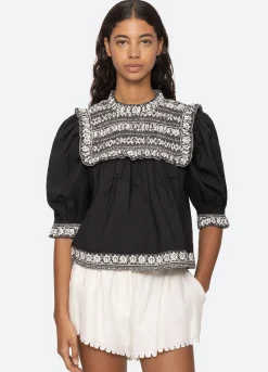 Sea New York Amina Top Black Discount