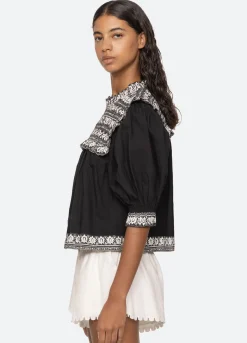 Sea New York Amina Top Black Discount