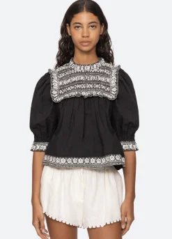 Sea New York Amina Top Black Discount