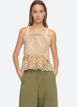 Sea New York Anastasia Top Cream Fashion