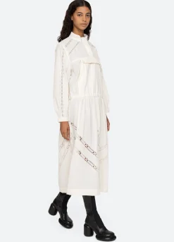 Sea New York Anisley L/S Dress Cream Cheap