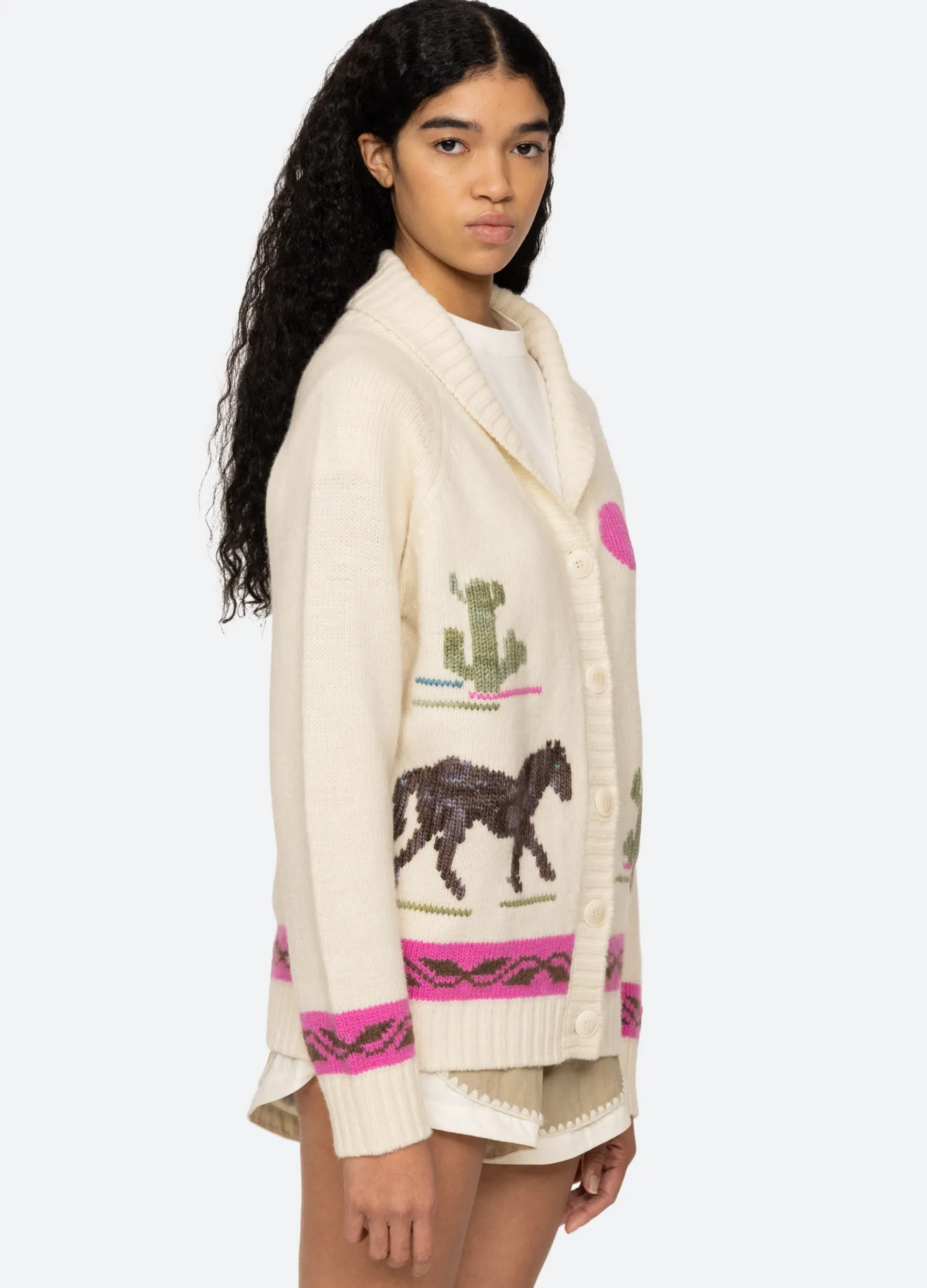 Sea New York Annette Cardigan Cream Sale