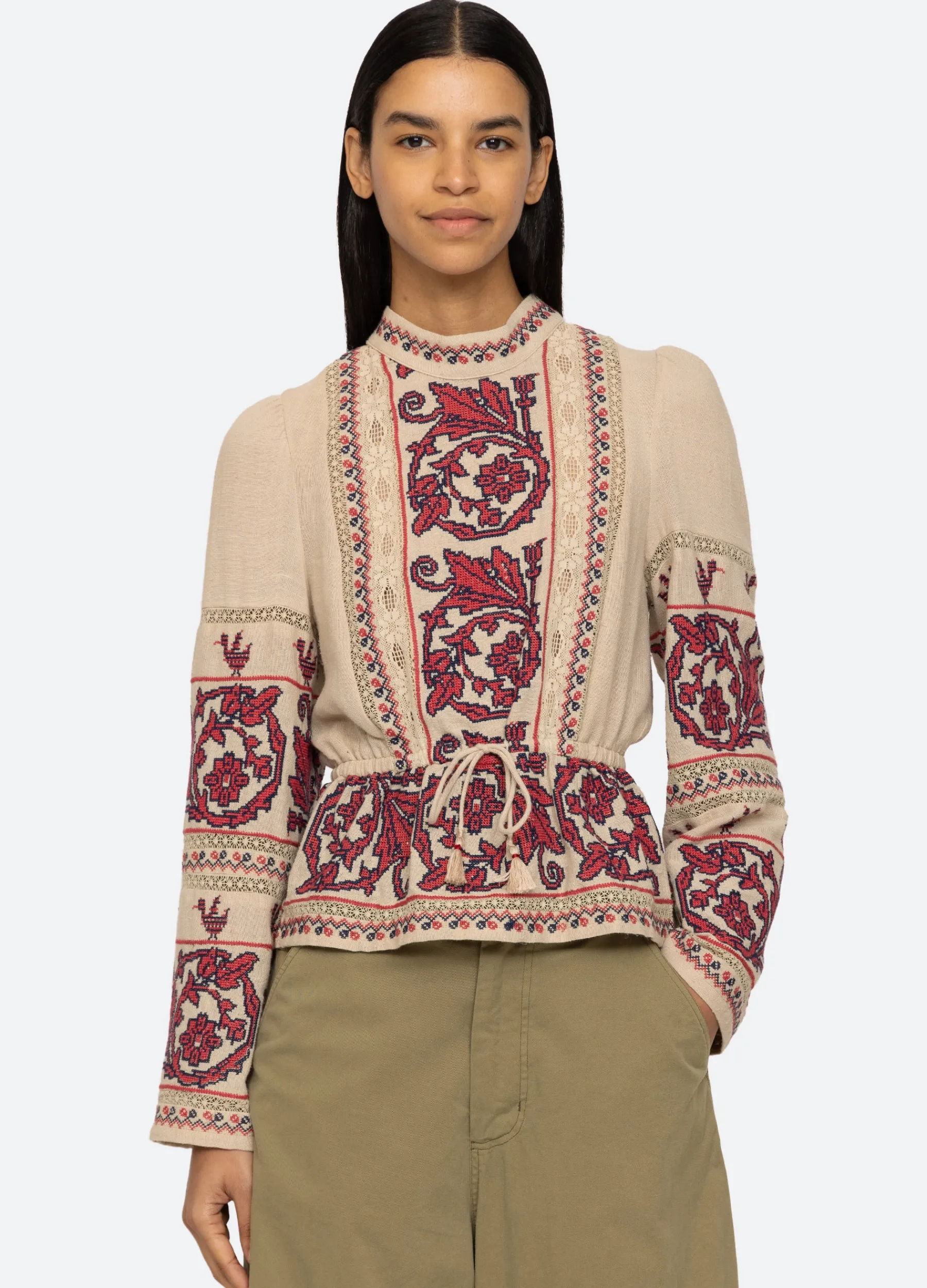 Sea New York Beena L/S Top Taupe Cheap