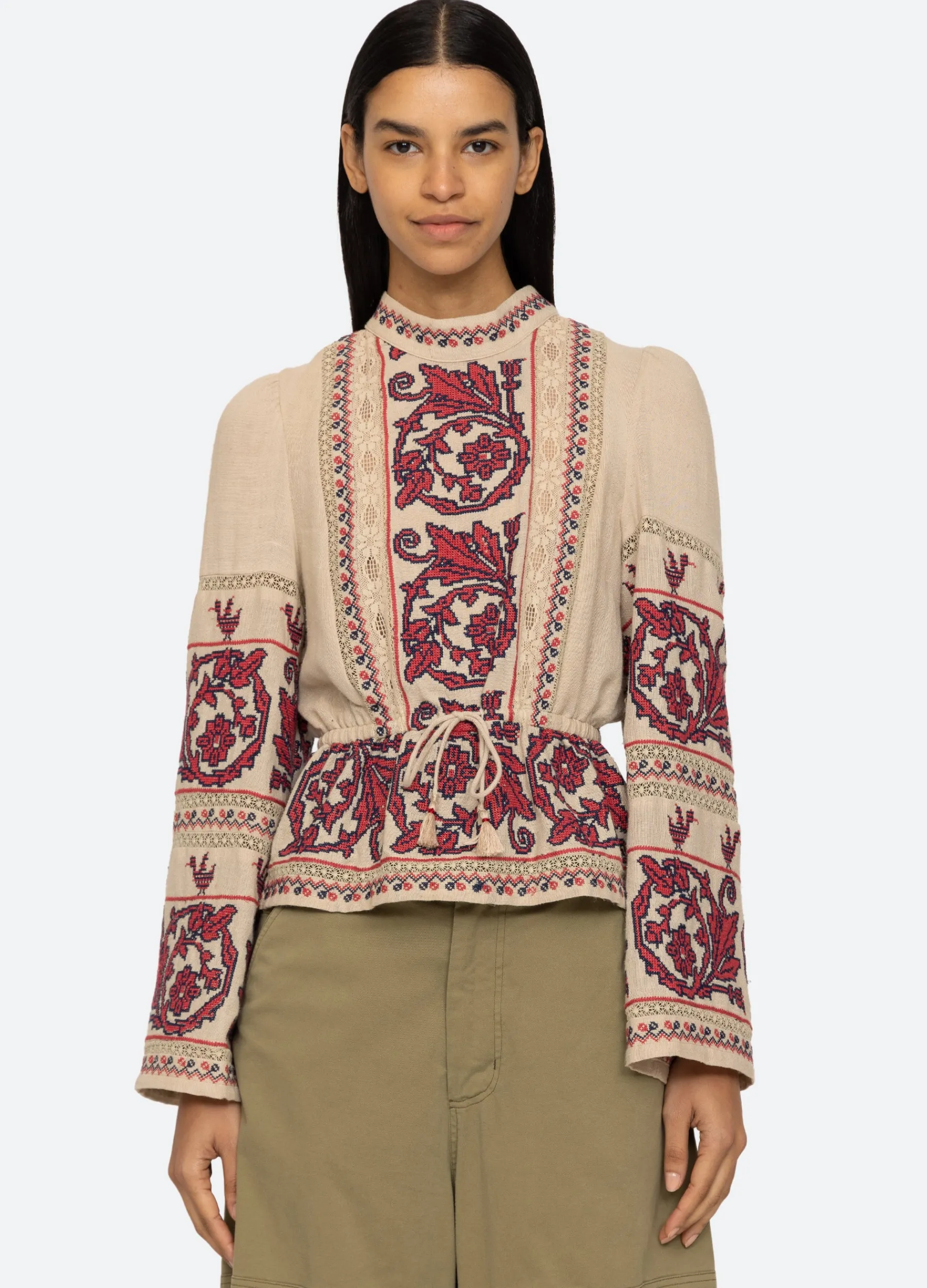 Sea New York Beena L/S Top Taupe Cheap