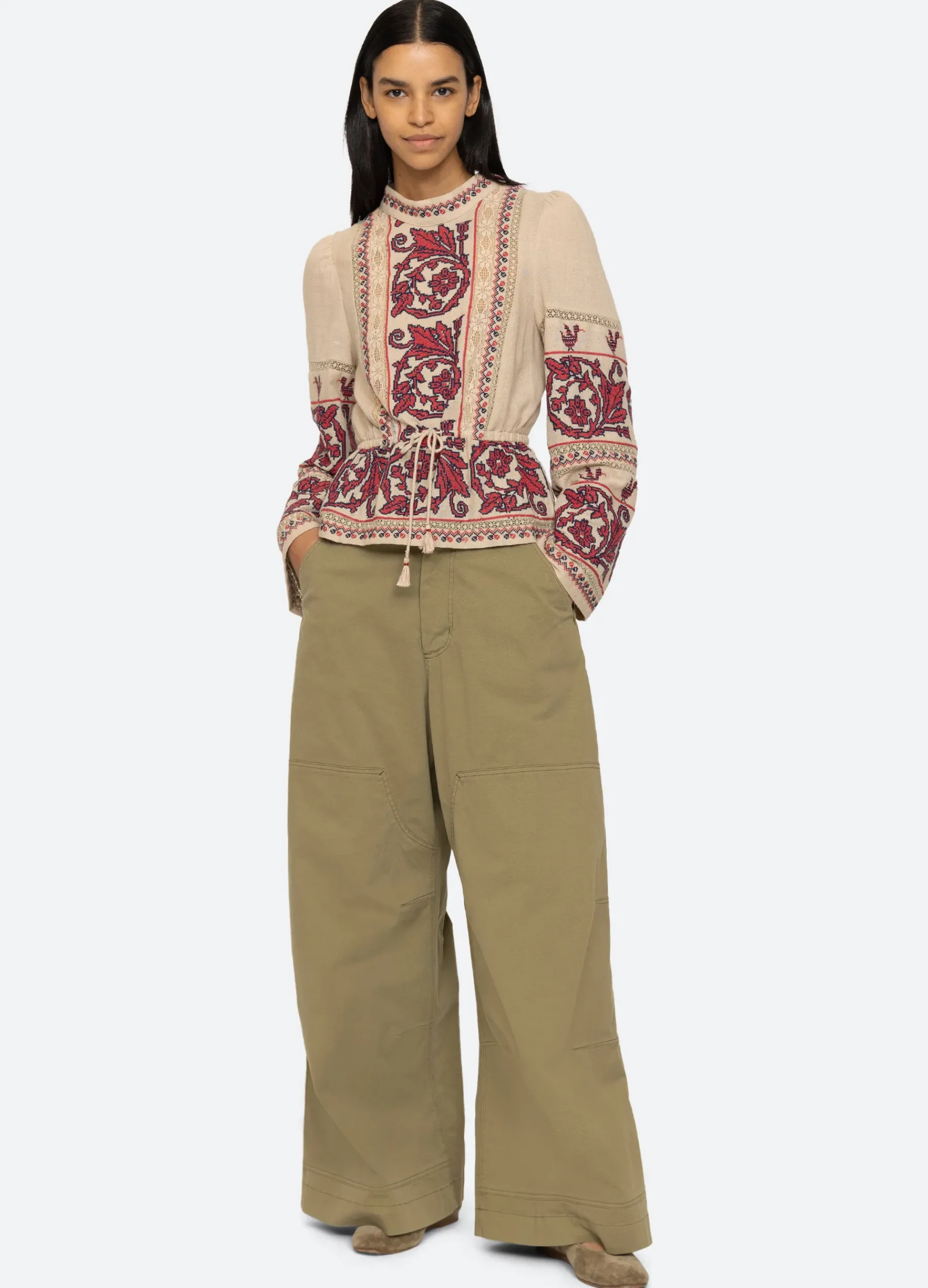 Sea New York Beena L/S Top Taupe Cheap