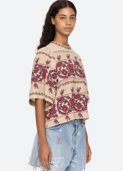 Sea New York Beena Top Taupe Hot