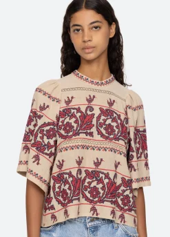 Sea New York Beena Top Taupe Hot