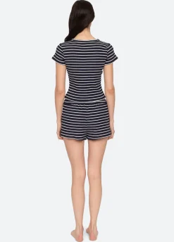 Sea New York Bernadette Short PJ Set Multi Hot