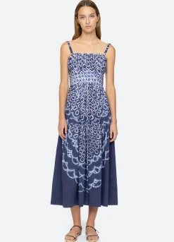 Sea New York Blythe Dress Blue New