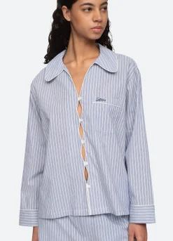 Sea New York Bree PJ Set Blue Shop