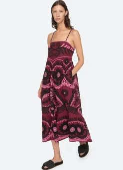 Sea New York Charlough Dress Magenta Fashion