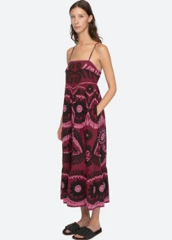 Sea New York Charlough Dress Magenta Fashion
