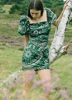 Sea New York Charlough Mini Dress Green Best Sale