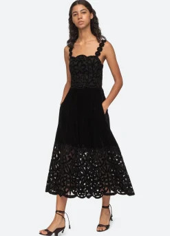 Sea New York Dana Dress Black Shop