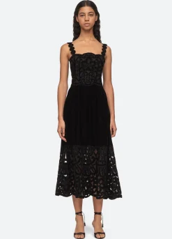 Sea New York Dana Dress Black Shop