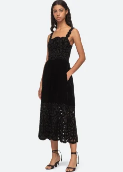 Sea New York Dana Dress Black Shop