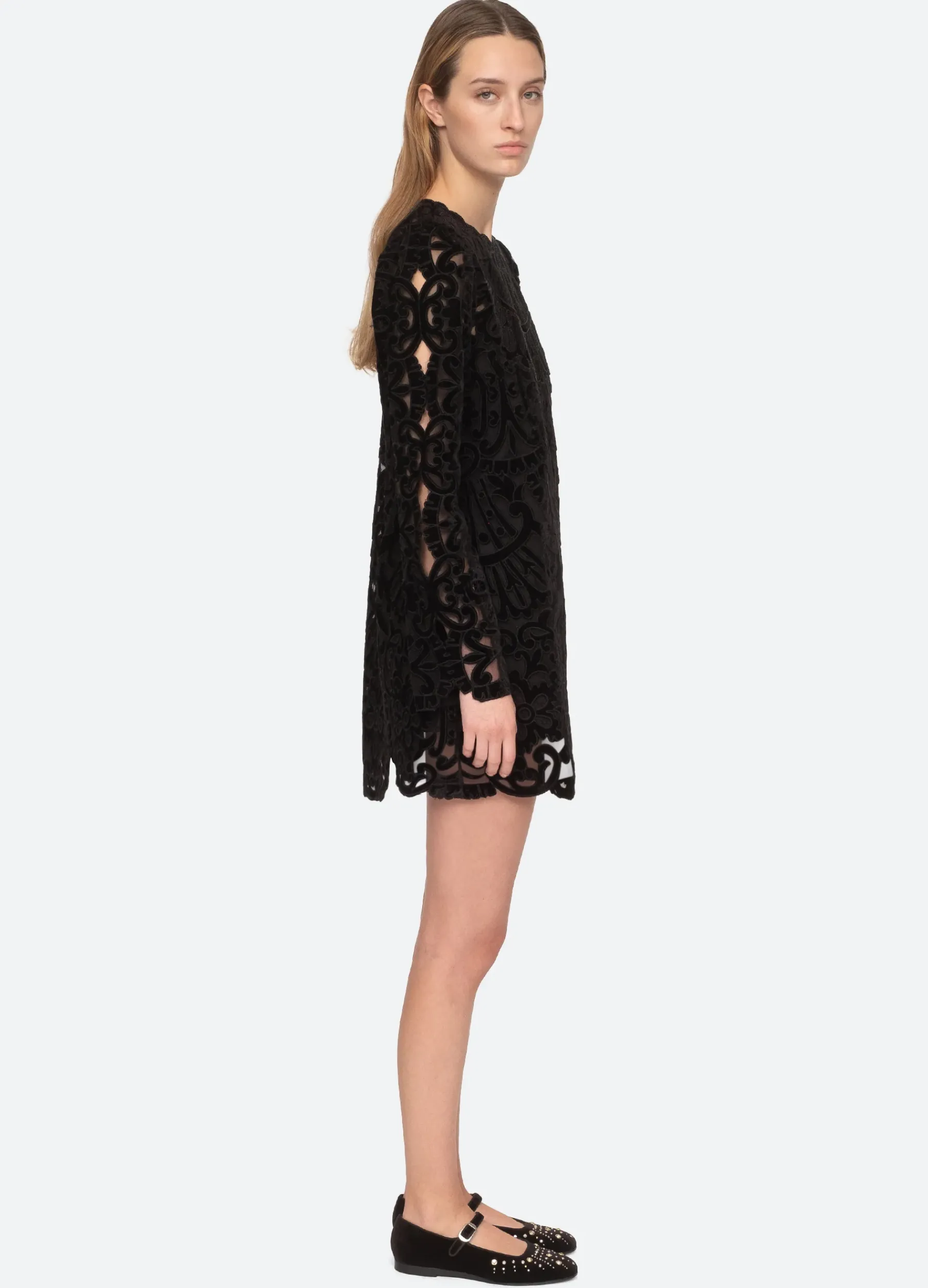 Sea New York Dana L/S Dress Black Shop