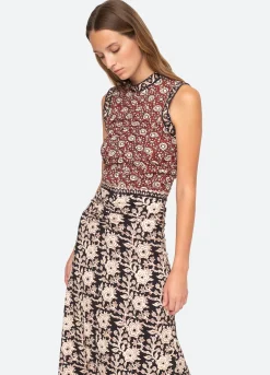 Sea New York Danae Dress Red Flash Sale