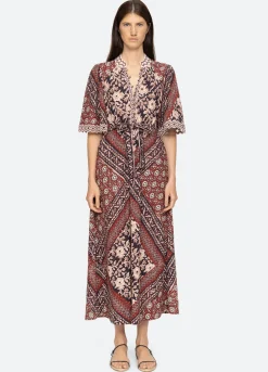 Sea New York Danae S/S Dress Red Fashion