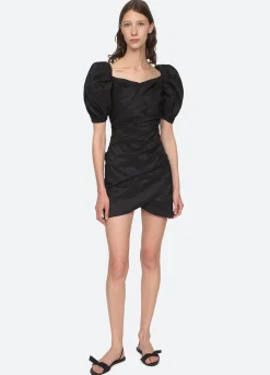 Sea New York Diana S/S Dress Black Cheap