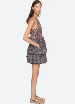 Sea New York Donna Tiered Dress Multi Best Sale