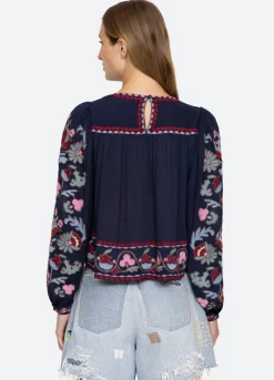 Sea New York Eclisse L/S Top Navy Shop