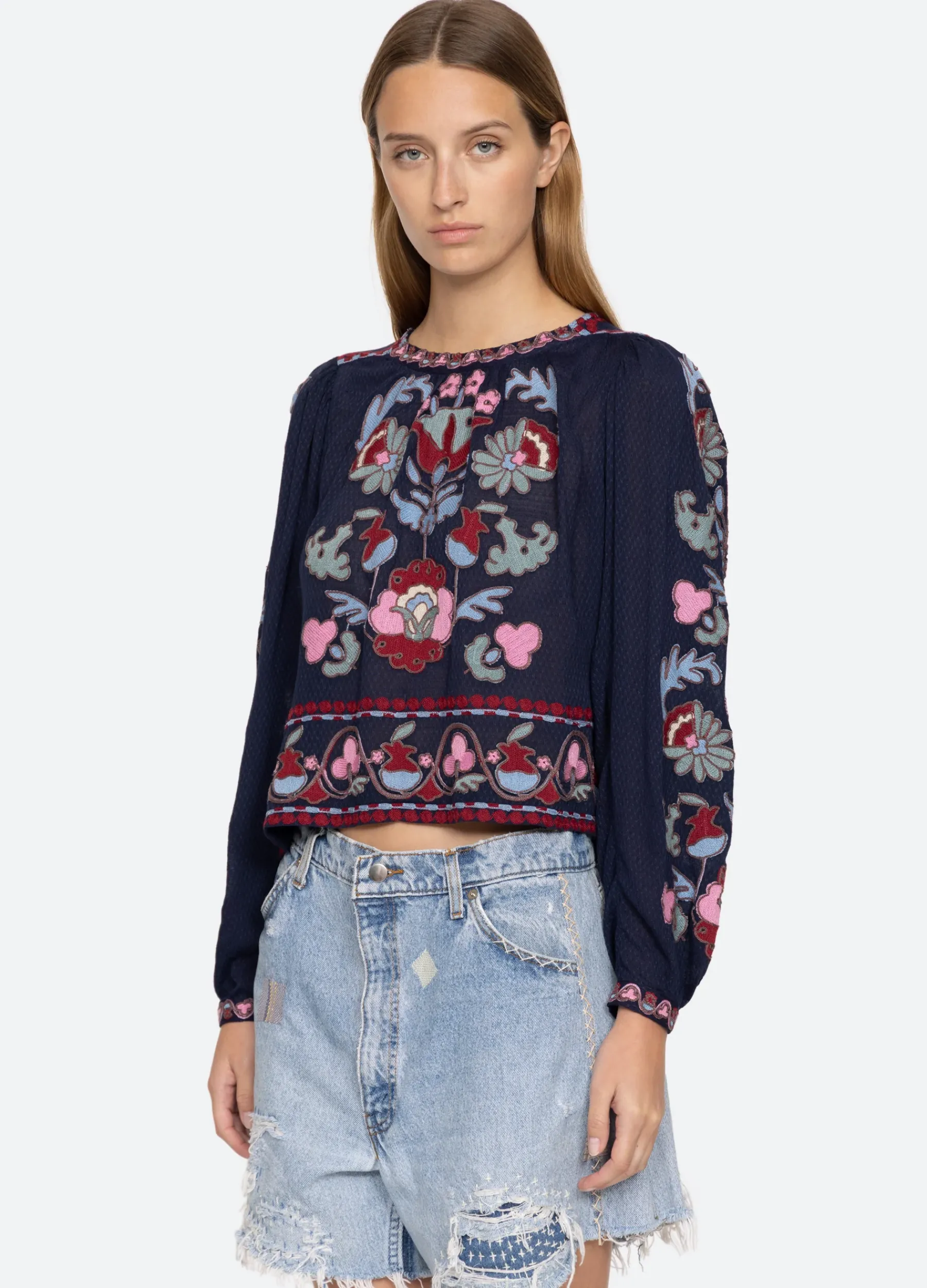 Sea New York Eclisse L/S Top Navy Shop