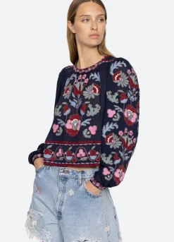 Sea New York Eclisse L/S Top Navy Shop