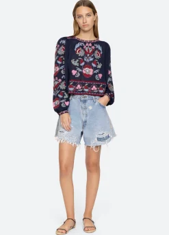 Sea New York Eclisse L/S Top Navy Shop