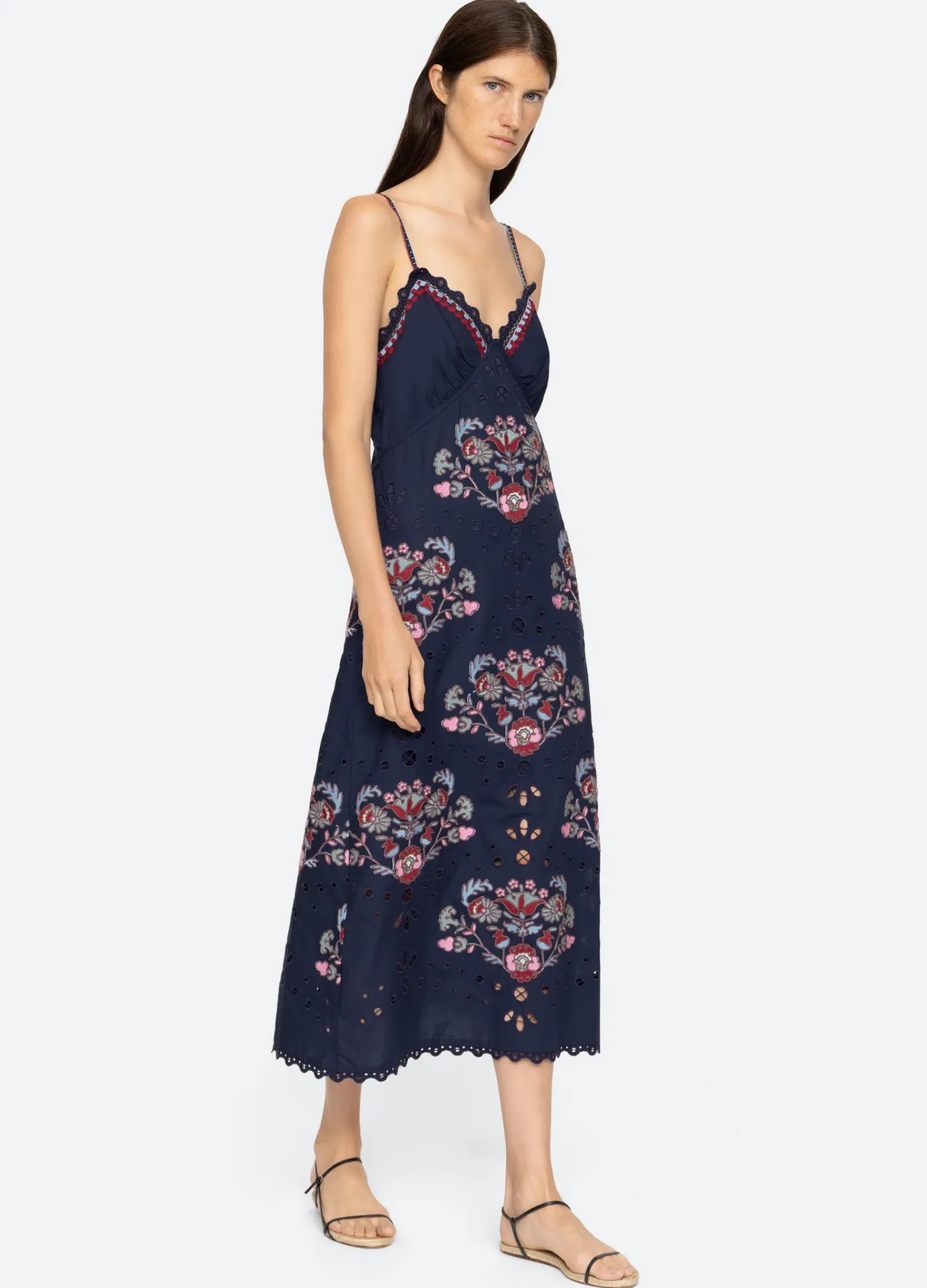 Sea New York Eclisse Slip Dress Navy Online