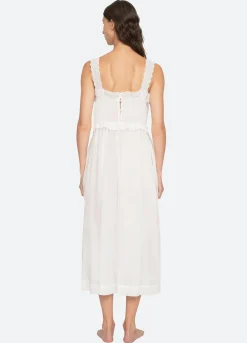Sea New York Elysse Midi Nightgown White Cheap
