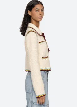 Sea New York Evan Sweater Cream Hot