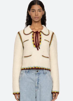 Sea New York Evan Sweater Cream Hot