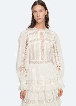 Sea New York Haven L/S Dress Cream Cheap