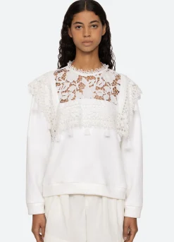 Sea New York Joah Sweatshirt White Shop