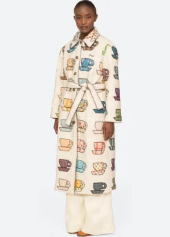 Sea New York Karmen Coat Multi Flash Sale