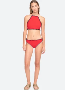 Sea New York Lemika Bikini Bottom Scarlet Best Sale