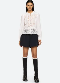 Sea New York Liat L/S Top White Clearance