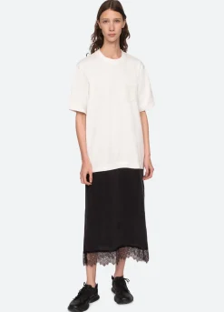 Sea New York Lorraine T-Shirt Dress Black Shop