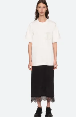Sea New York Lorraine T-Shirt Dress Black Shop