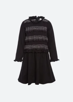 Sea New York Mable Kids L/S Dress Black Outlet