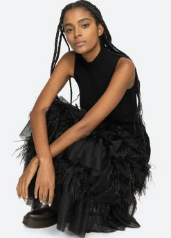 Sea New York Misha Maxi Dress Black Best Sale