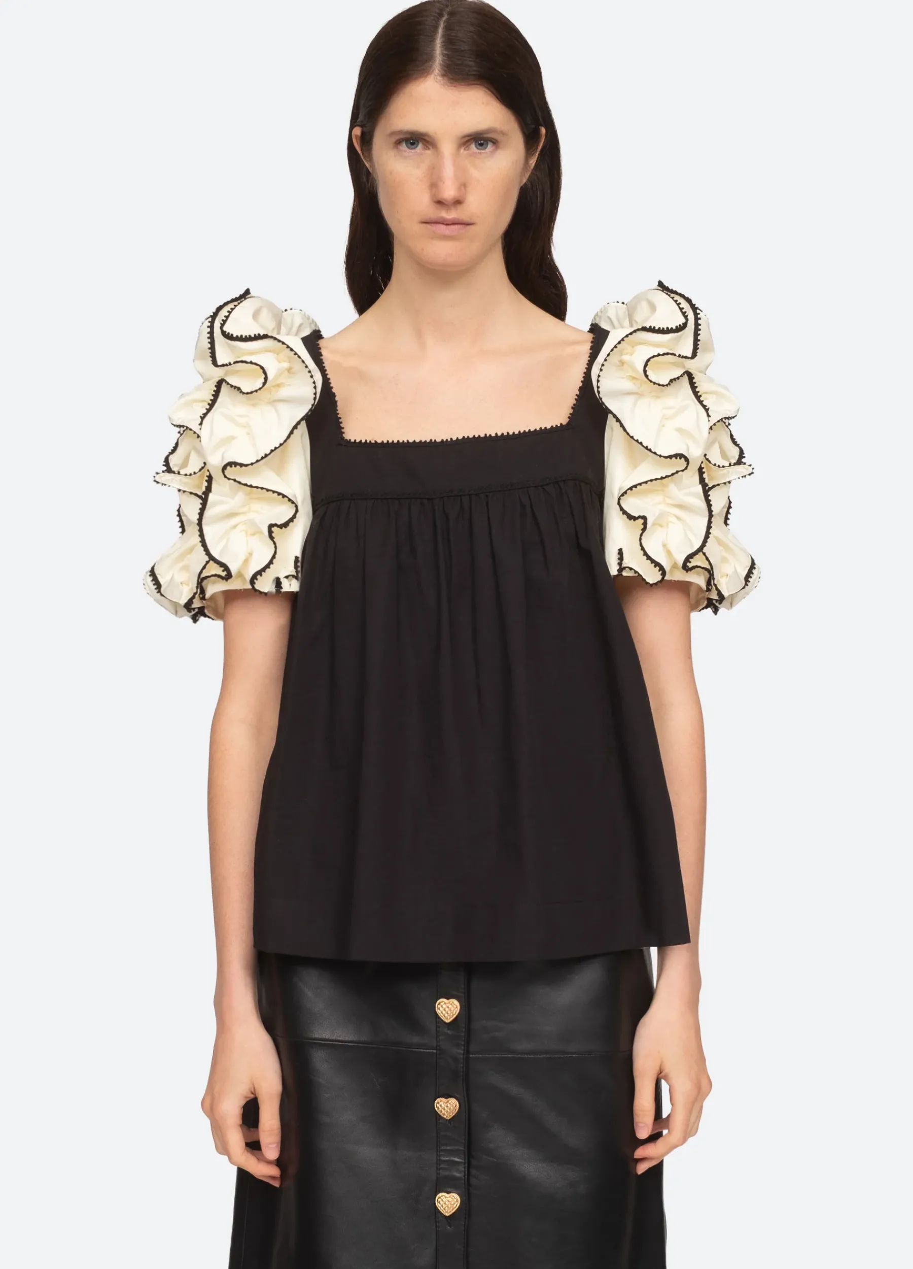 Sea New York Paloma S/S Top Black Best