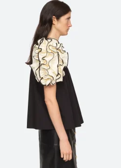 Sea New York Paloma S/S Top Black Best